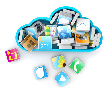 Cloud application software storage concept